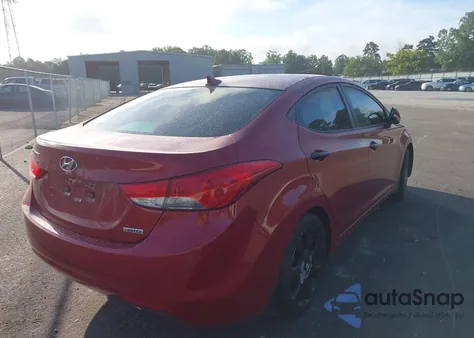 2013 Hyundai Elantra Limited из США, поврежденный, VIN KMHDH4AE5DU673520